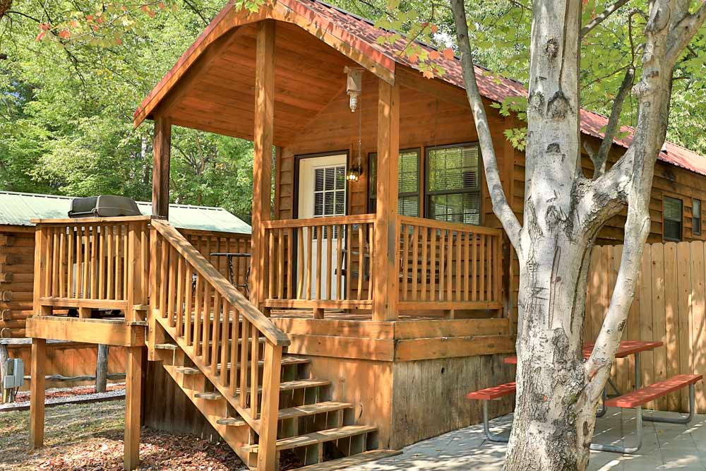 Asheville West's most popular cabin, The Lodge.