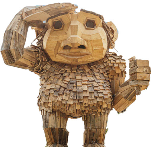 Dambo's Troll exhibit Asheville NC